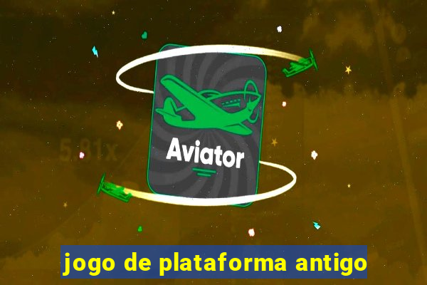 jogo de plataforma antigo